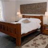 Slatted Reclaimed Wood Bed - Farmhouse Style