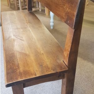 Alternative view of Pew Bench