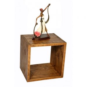 Chunky Cube Bedside/Lamp Table