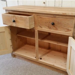 Alternative view of Reclaimed Wood Cabinet 2 Door 2 Drawer