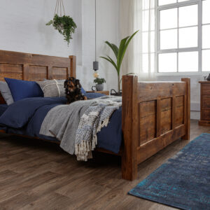 Edinburgh Rustic Wood Bed